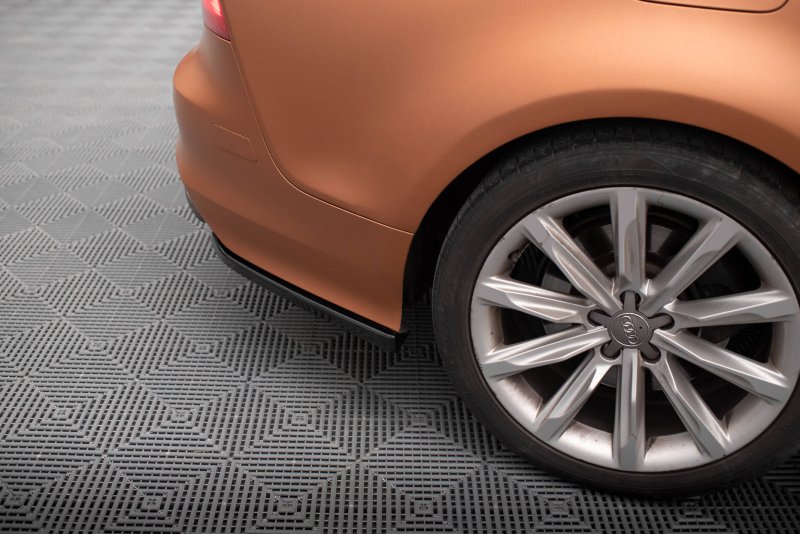 Maxton Heck Ansatz Flaps Diffusor V.2 Audi A7 S-Line C7 schwarz Hochglanz AU-A7-C7-RSD1-G