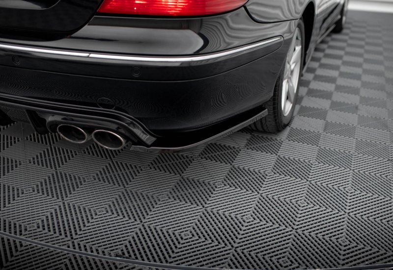 Maxton Heck Ansatz Flaps Diffusor V.2 für Mercedes-Benz CLK W209 schwarz Hochglanz ME-CLK-209-RSD2-G