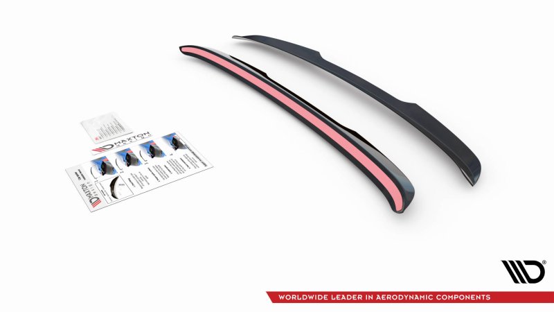 Maxton Spoiler CAP V.1 für Volvo V70 Mk3 schwarz Hochglanz VO-V70-3-CAP1-G