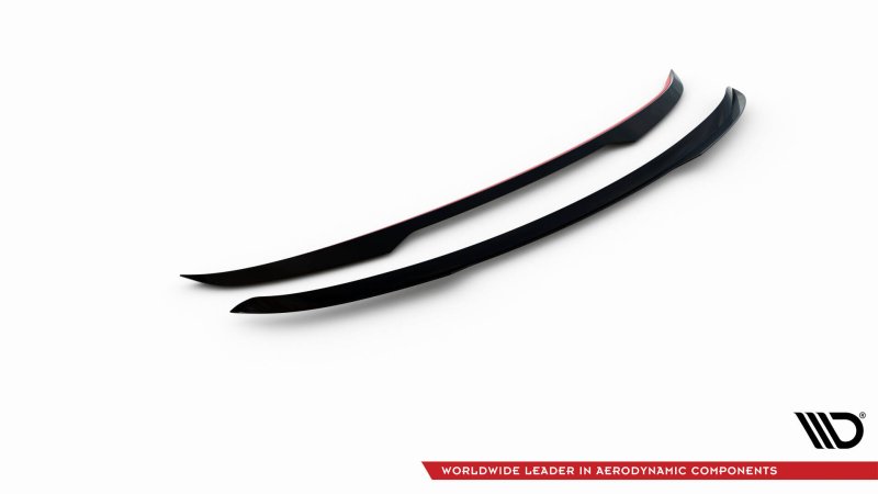 Maxton Spoiler CAP Abrisskante V.2 Audi A6 Avant C7 schwarz Hochglanz AU-A6-C7-AV-CAP2-G