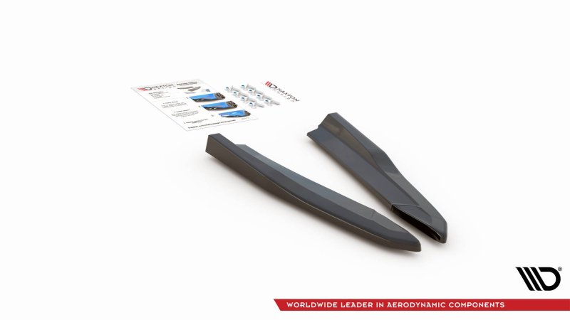 Maxton Heck Ansatz Flaps Diffusor V.3 für Skoda Octavia RS Mk4 schwarz Hochglanz SK-OC-4-RS-RSD2-G