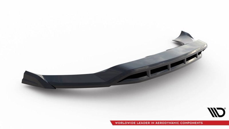 Maxton Front Ansatz Porsche Cayenne Coupe Mk3 schwarz Hochglanz PO-CAY-3-C-FD1G+FD1R-G