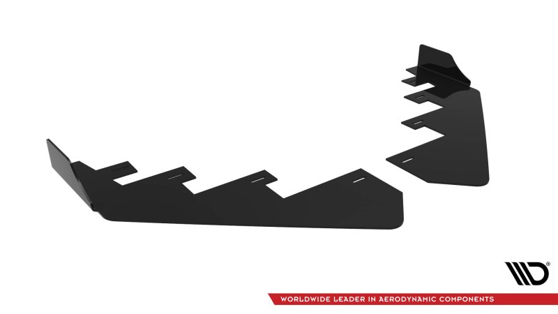 Maxton Front Flaps Hyundai Veloster N Mk2 schwarz Hochglanz HYVE2NCNC-FSF1-G