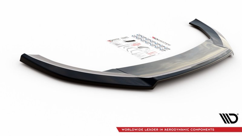 Maxton Front Ansatz V.2 für Cupra Leon schwarz Hochglanz CU-LE-1-FD2-G