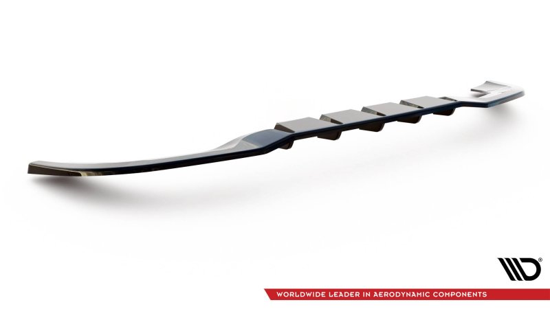 Maxton Mittlerer Cup Diffusor Heck Ansatz Mercedes-Benz A Hatchback AMG Line W177 schwarz Hochglanz ME-A-177-AMGLINE-RD1G+RD2-G