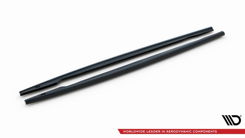Maxton Seitenschweller Ansatz BMW 1er M-Paket E82 schwarz Hochglanz BM-1-82-MPACK-C-SD1-G
