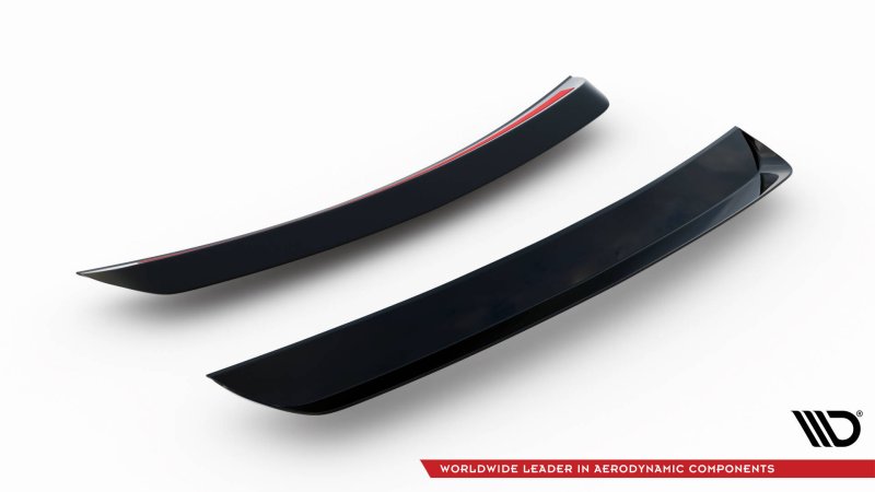 Maxton Spoiler CAP Abrisskante Porsche Boxster 987 schwarz Hochglanz PO-BO-S-987-CAP1-G