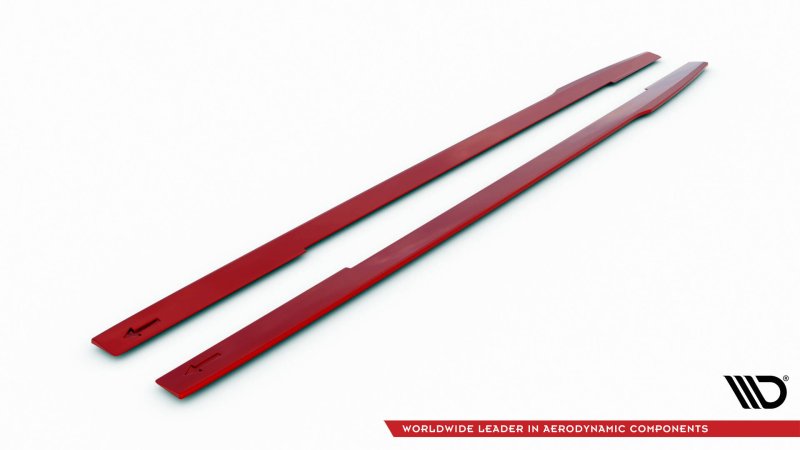 Maxton Seitenschweller Ansatz V.2 Renault Megane RS Mk4 RE-ME-4-RS-SD1-RED