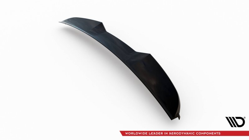Maxton Spoiler CAP Abrisskante 3D Audi A4 Limousine B8 schwarz Hochglanz AU-S4-B8-CAP3D1-G