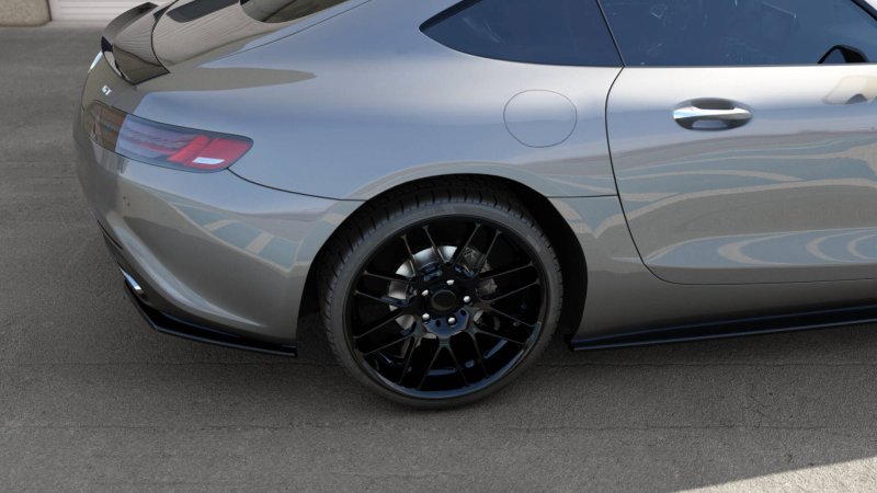 Maxton Heck Ansatz Flaps Diffusor Mercedes-AMG GT / GT S C190 Facelift schwarz Hochglanz ME-AMG-GT-1-RSD1-G