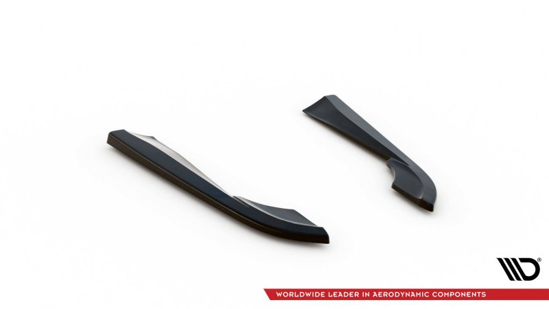 Maxton Heck Ansatz Flaps Diffusor für Volvo V90 Mk2 schwarz Hochglanz VO-V90-2-RSD2-G