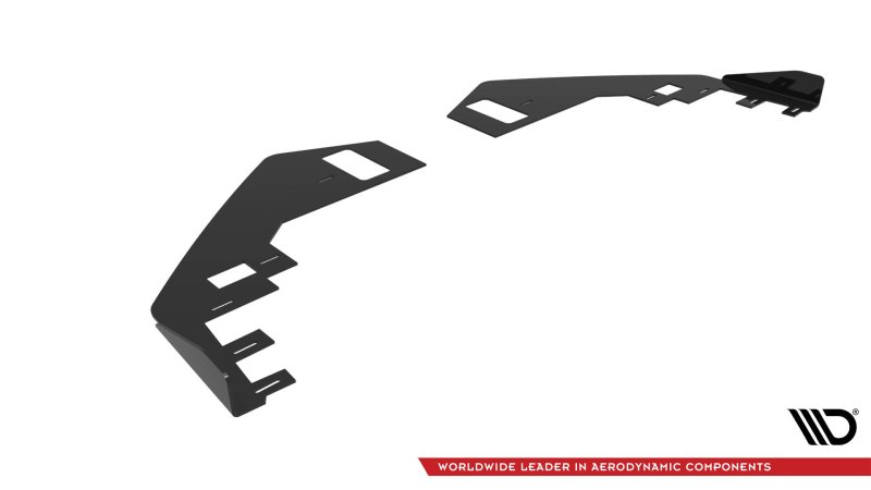 Maxton Front Flaps VW Jetta GLI Mk7 schwarz Hochglanz VWJE7GLICNC-FSF1-G