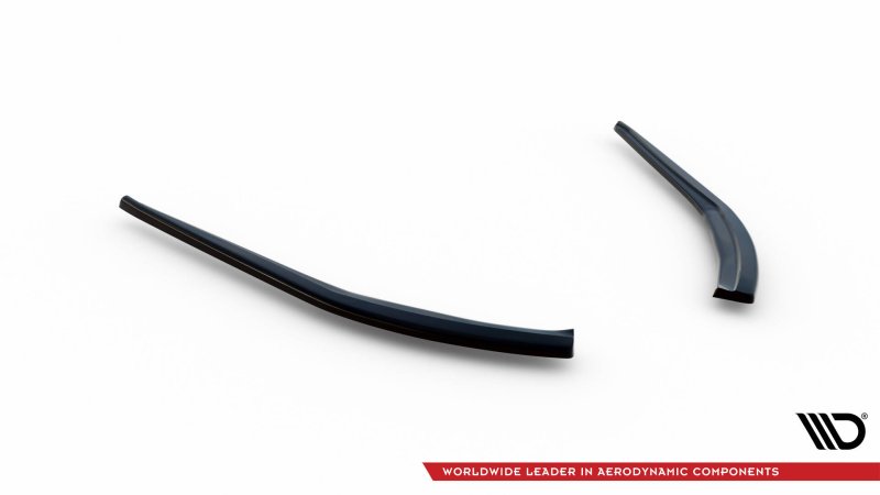 Maxton Heck Ansatz Flaps Diffusor Jaguar XE R-Dynamic X760 Facelift schwarz Hochglanz JA-XE-1F-RDYNAMIC-RSD1-G