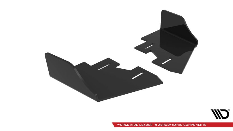 Maxton Hintere Seiten Flaps Hyundai Veloster N Mk2 schwarz Hochglanz HYVE2NCNC-RSF1-G