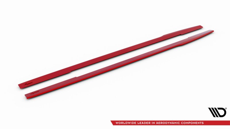Maxton Seitenschweller Ansatz V.2 Renault Megane RS Mk4 RE-ME-4-RS-SD1-RED