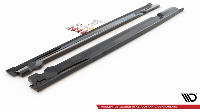 Maxton Seitenschweller Ansatz für Mercedes-AMG GT 63S 4-Door Coupe schwarz Hochglanz ME-GT-4D-AMG-SD1-G