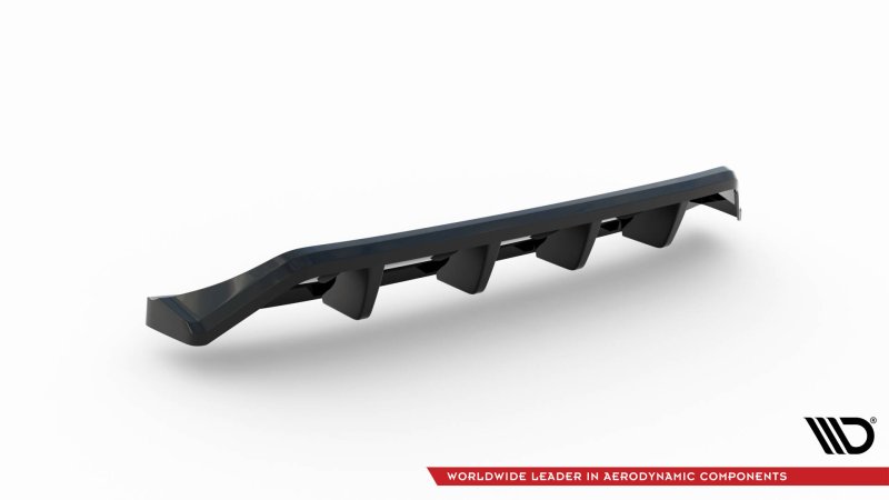 Maxton Mittlerer Cup Diffusor Heck Ansatz Mazda 3 Mk4 schwarz Hochglanz MA-3-4-RD1G+RD2-G