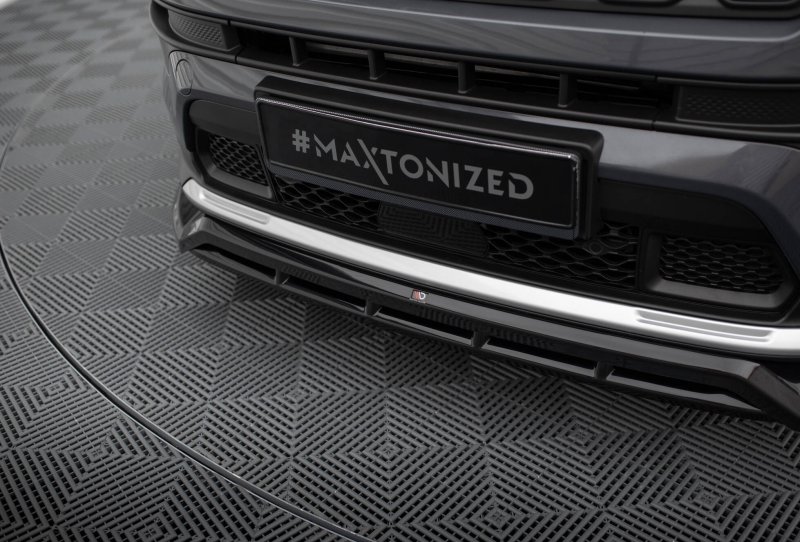 Maxton Front Ansatz Jeep Compass Limited Mk2 Facelift schwarz Hochglanz JE-CO-2-FD1G+FD1R-G