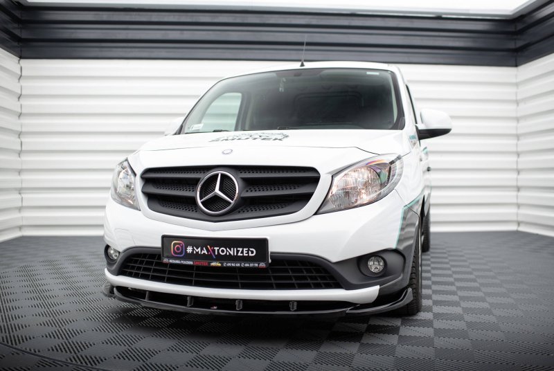 Maxton Front Ansatz Mercedes-Benz Citan W415 schwarz Hochglanz ME-CI-1-FD1-G