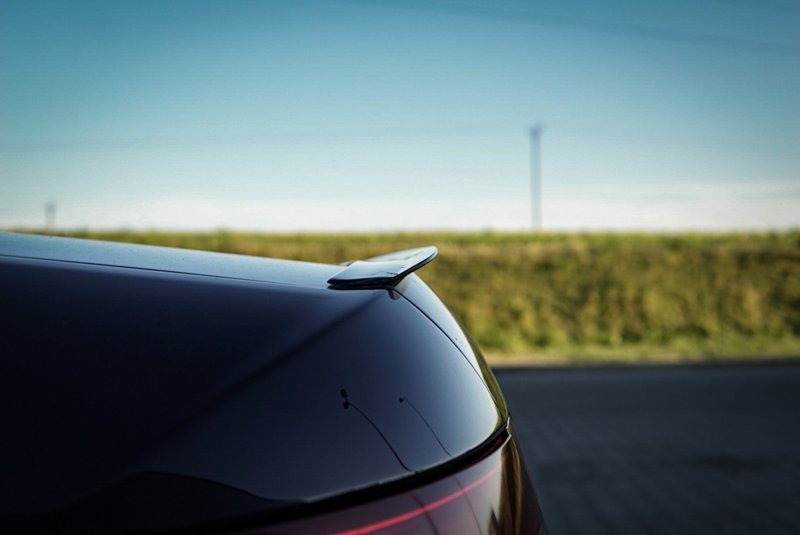 Maxton Spoiler CAP für Audi A6 S-Line C6 FL Limousine schwarz Hochglanz AU-A6-C6F-SLINE-CAP1-G