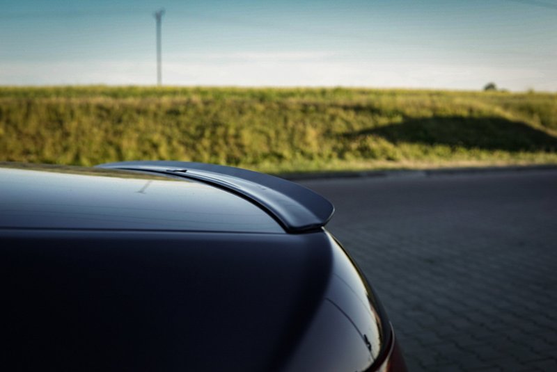 Maxton Spoiler CAP für Audi A6 S-Line C6 FL Limousine schwarz Hochglanz AU-A6-C6F-SLINE-CAP1-G