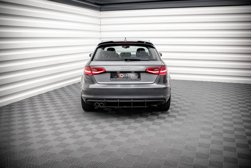 Maxton Street Pro Heckschürze für Audi A3 Sportback 8V AUA38VCNC-RS1BRB
