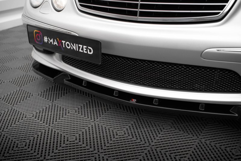 Maxton Front Ansatz Mercedes-Benz E 55 AMG W211 schwarz Hochglanz ME-E-211-AMG-FD1-G