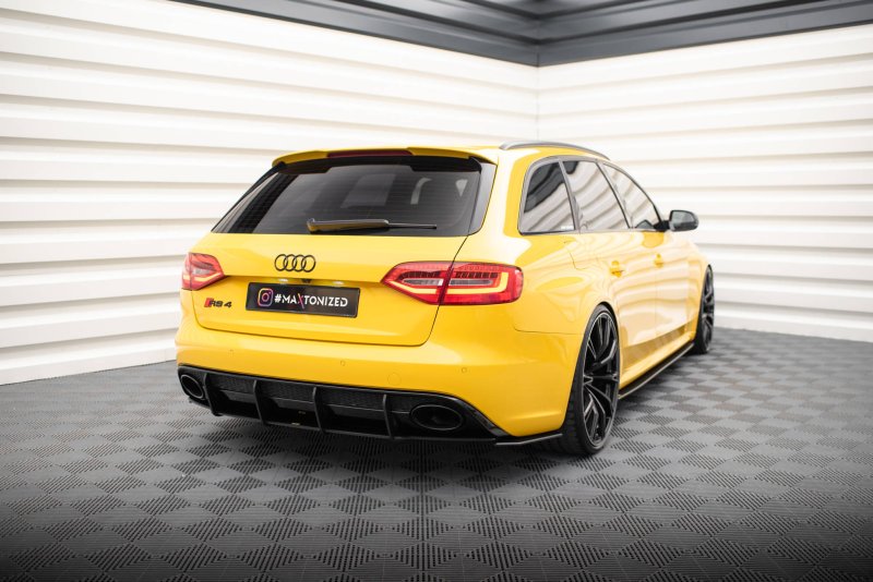 Maxton Street Pro Heckschürze für Audi RS4 B8 AURS4B8CNC-RS1BRB