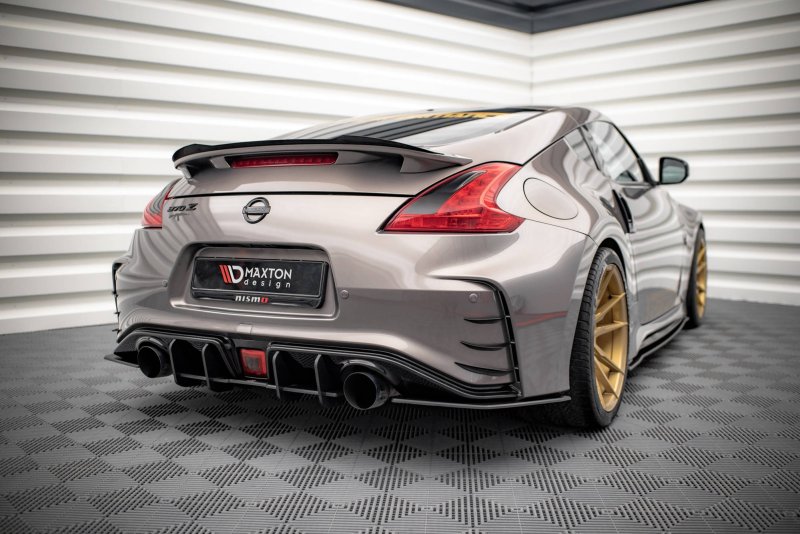 Maxton Street Pro Heckschürze für Nissan 370Z Nismo Facelift NI370ZNISMOCNC-RS1BRB