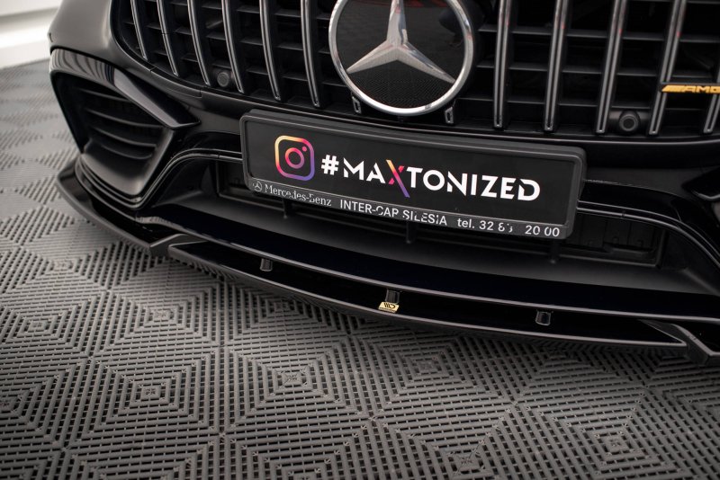 Maxton Front Ansatz V.3 für Mercedes-AMG GT 63S 4-Door Coupe Aero schwarz Hochglanz ME-GT-4D-AMG-FD3-G