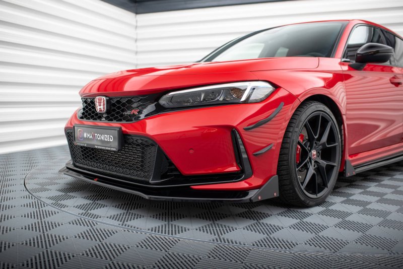 Maxton Front Ansatz V.1 +Flaps für Honda Civic Type-R Mk 11 HO-CI-11-TYPE-R-FD1G+FSF1B