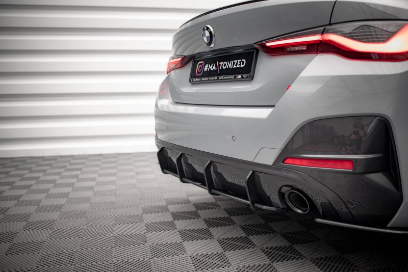 Maxton Street Pro Heckschürze für BMW 4er Gran Coupe M-Paket G26 BM4G26MPACKGCCNC-RS1BRB