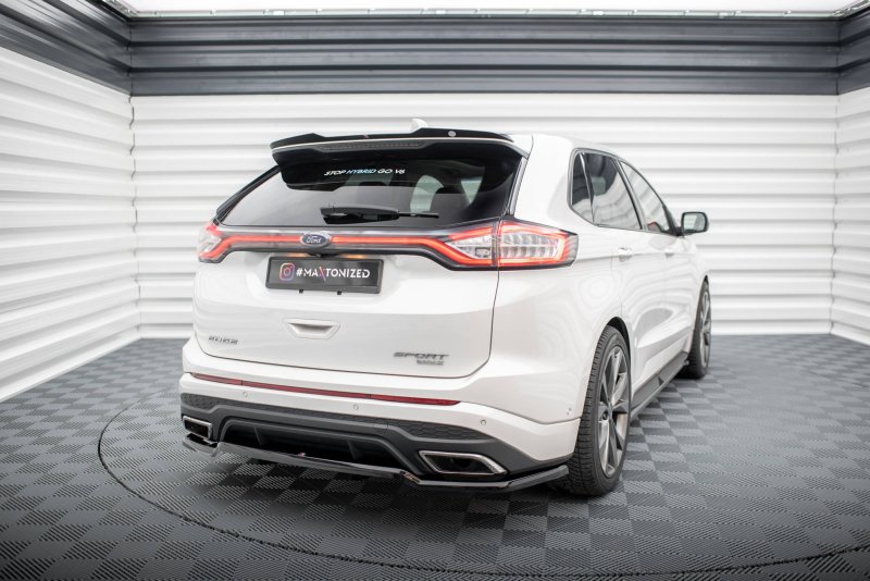 Maxton Mittlerer Diffusor Heck Ansatz DTM Look für Ford Edge Sport Mk2 schwarz Hochglanz FO-ED-2-SPORT-RD1G+RD2-G
