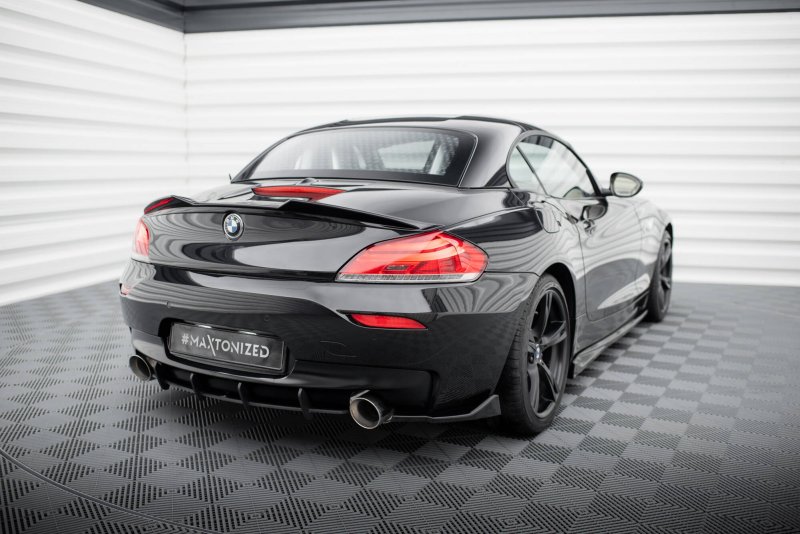 Maxton Spoiler CAP Abrisskante 3D BMW Z4 M-Paket E89 schwarz Hochglanz BM-Z4-89F-MPACK-CAP3D1-G