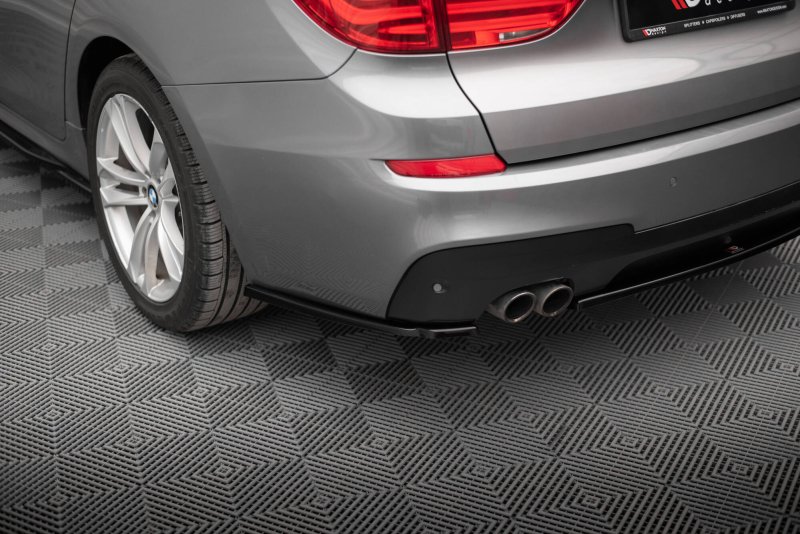 Maxton Heck Ansatz Flaps Diffusor BMW 5er GT M-Paket F07 schwarz Hochglanz BM-5-GT-07-MPACK-RSD1-G
