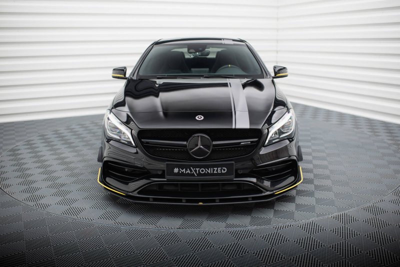 Maxton Street Pro Front Ansatz Mercedes-AMG CLA 45 Aero C117 Facelift MECLA117AMGAEROCNC-FD1BRB