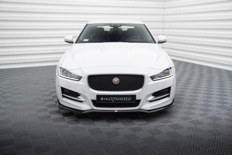 Maxton Front Ansatz V.1 Jaguar XE R-Sport X760 schwarz Hochglanz JA-XE-1-RSPORT-FD1-G