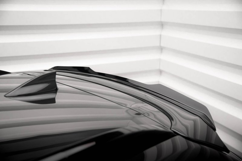 Maxton Spoiler CAP Abrisskante Mazda 6 Kombi Mk3 Facelift schwarz Hochglanz MA-6-3F-K-CAP1-G