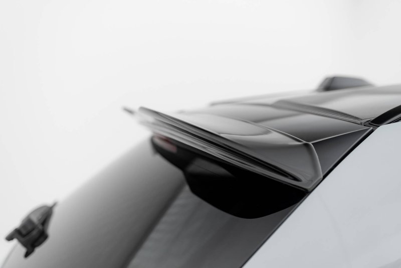 Maxton Spoiler CAP Abrisskante 3D BMW 3er Standard / M340 / M-Paket / M3 Touring G21 / G81 schwarz Hochglanz BM-M3-G81-CAP1-G