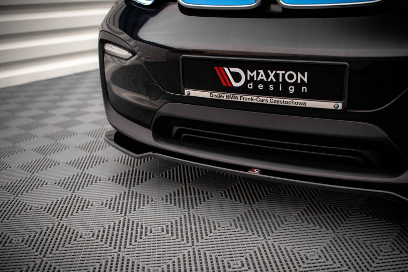 Maxton Front Ansatz V.1 für BMW i3 Mk1 Facelift schwarz Hochglanz BM-I3-1-FD1-G