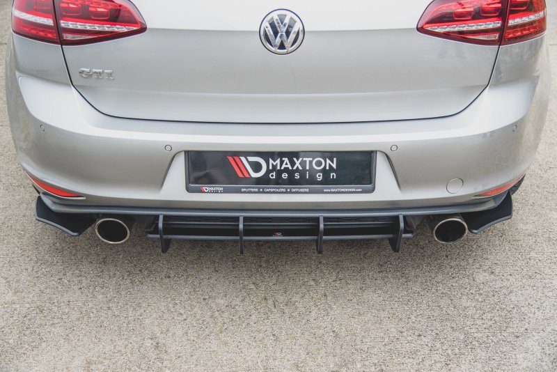 Maxton Heck Ansatz Flaps Diffusor V.2 für VW Golf 7 GTI VWGO7GTICNC-RSD2BRB
