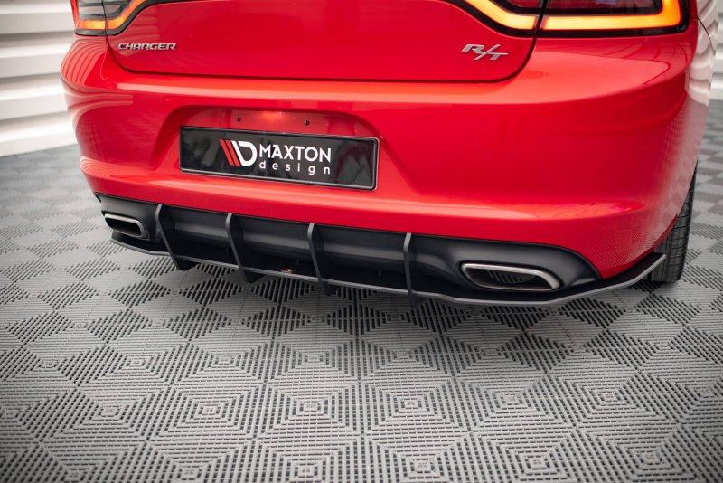 Maxton Street Pro Heckschürze für Dodge Charger RT Mk7 Facelift DOCH2RTCNC-RS1BRB