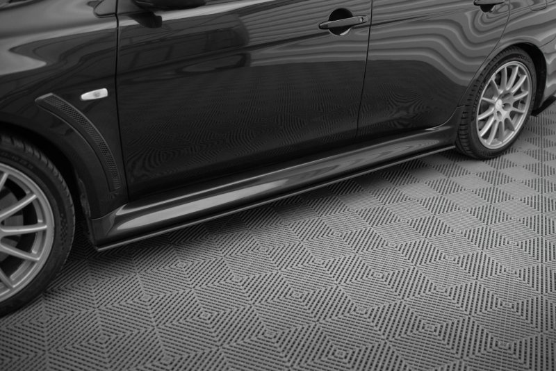 Maxton Street Pro Seitenschweller Ansatz Mitsubishi Lancer EVO X MILA10EVOCNC-SD2BRB
