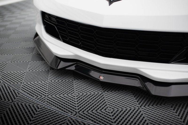 Maxton Front Ansatz V.2 Chevrolet Corvette Stingray / Z06 C7 schwarz Hochglanz CH-CO-C7-FD2-G