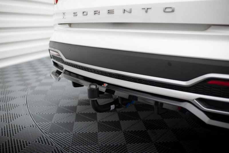 Maxton Mittlerer Cup Diffusor Heck Ansatz Kia Sorento Mk4 schwarz Hochglanz KI-SO-4-RD1G+RD2-G