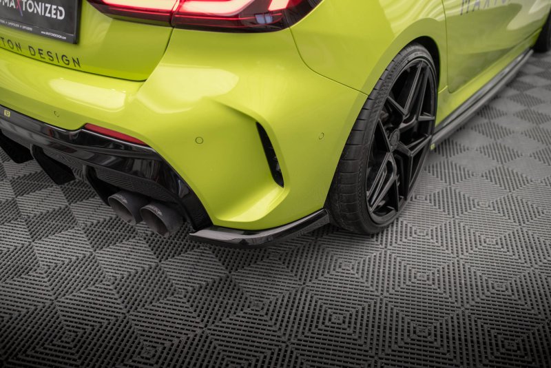 Maxton Heck Ansatz Flaps Diffusor V.5 für BMW 1er F40 M-Paket/ M135i schwarz Hochglanz BM-1-40-M-RSD9-G