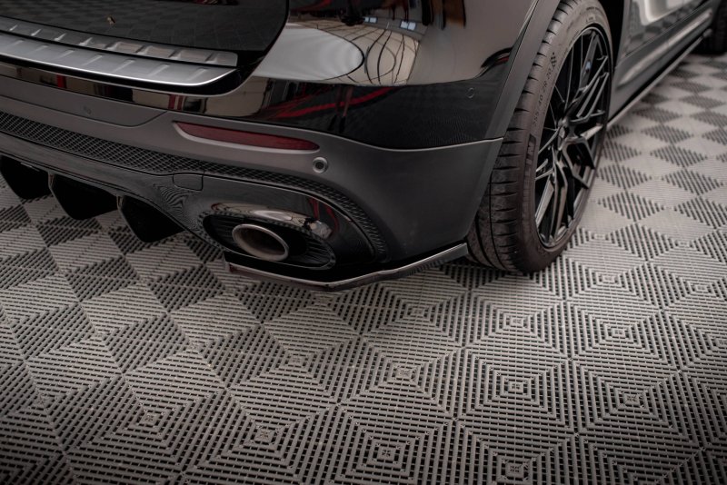 Maxton Heck Ansatz Flaps Diffusor für Mercedes-AMG GLB 35 X247 schwarz Hochglanz ME-GLB-35-247-RSD1-G