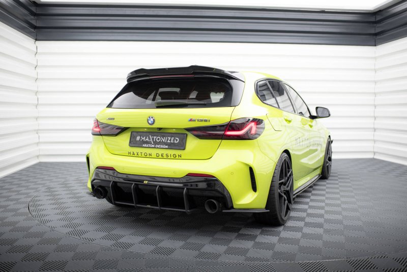 Maxton Street Pro Heck Ansatz Flaps Diffusor V.1 BMW 1er F40 M-Paket / M135i BM140MPACKCNC-RSD1BRB