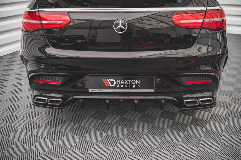 Maxton Heck Ansatz Flaps Diffusor V.1 für Mercedes-Benz GLE Coupe 63 AMG C292 schwarz Hochglanz ME-GLE-C292-AMG-RSD1-G