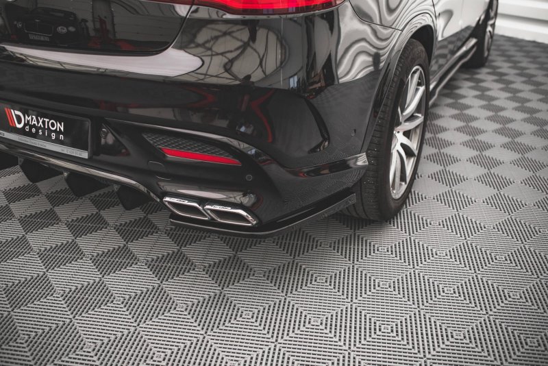 Maxton Heck Ansatz Flaps Diffusor V.2 für Mercedes-Benz GLE Coupe 63 AMG C292 schwarz Hochglanz ME-GLE-C292-AMG-RSD2-G